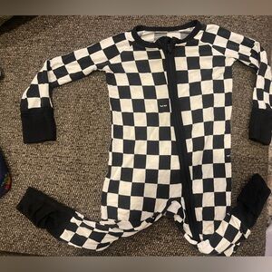 Little Sleepies Cool Checks Footie Pajamas